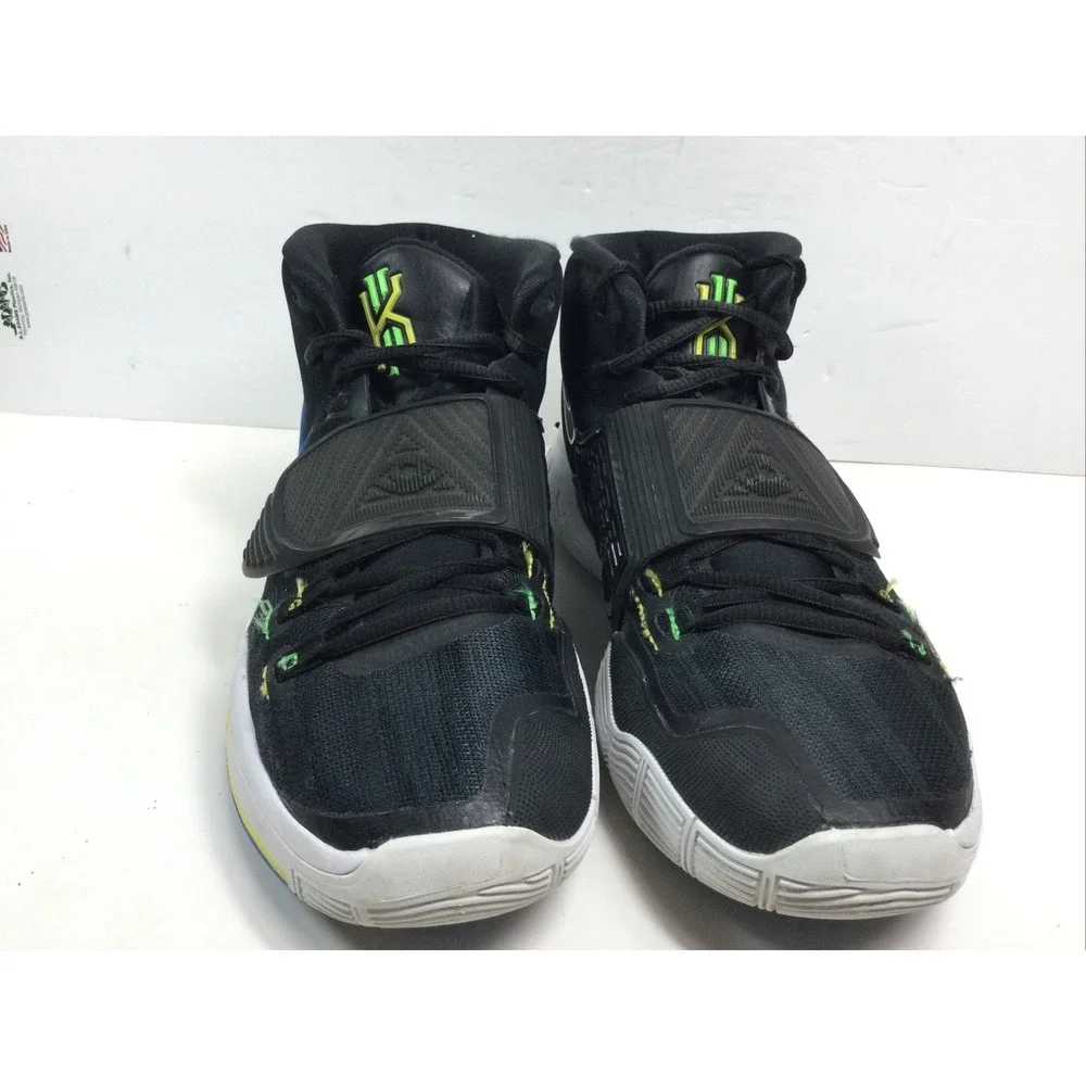 Nike Kyrie 6 Basketball Shoes Mens Sz 8.5 Sneakers Black‎ Hi Top BQ4630-004